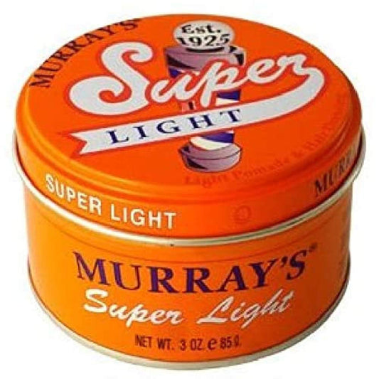 Murray's Light Pomade & Hair Dressing, Super Light, 3 oz (12/pcs)