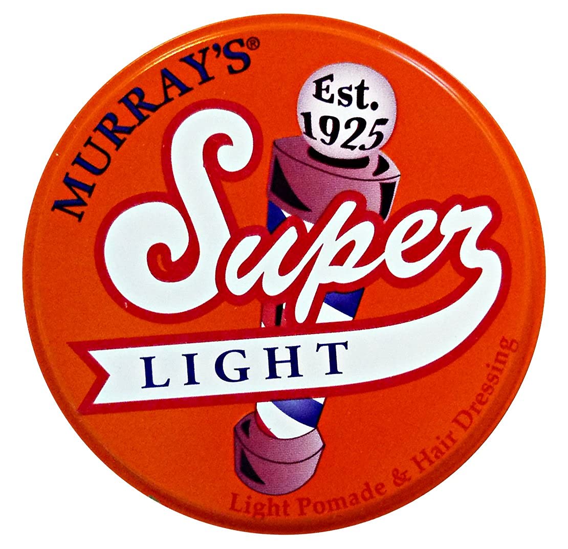 Murray's Light Pomade & Hair Dressing, Super Light, 3 oz (12/pcs)