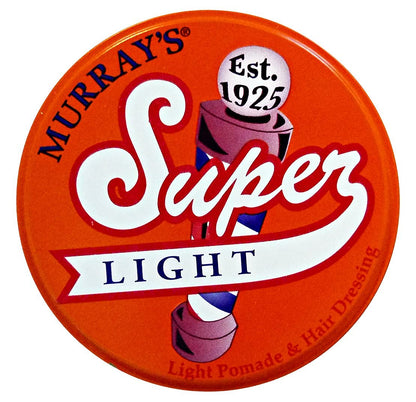 Murray's Light Pomade & Hair Dressing, Super Light, 3 oz (12/pcs)